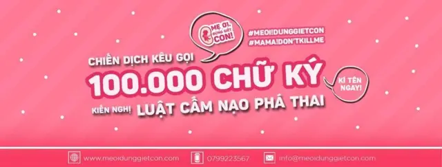 Banner quảng bá của "Mẹ ơi Đừng giết con"