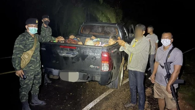 ထိုင်းနိုင်ငံထဲကို တရားမဝင် ဝင်ရောက်လာတဲ့ မြန်မာအလုပ်သမားတွေကို ဖမ်းဆီး