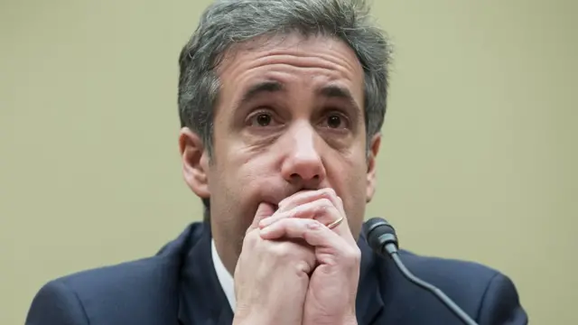 مايكل كوهين في جلسة أمام لجنة برلمانية في 2019