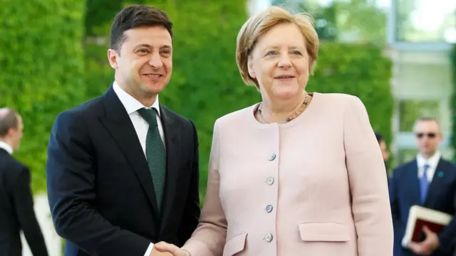 Зеленський та Меркель
