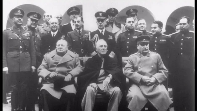 雅尔塔三巨头美联社版