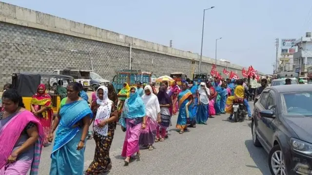 ఆందోళన బాటలో అంగన్ వాడీలు