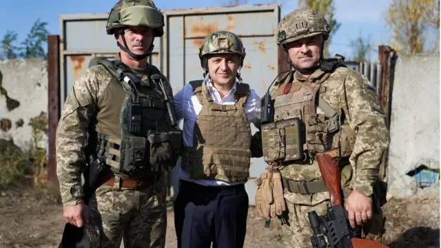 Володимир Зеленський на Донбасі