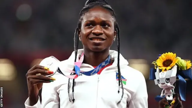 Christine Mboma ritere ola ọcha na Tokyo Olympics