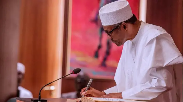 Buhari na-abịa Legọs n'ụbọchị 23 Apreel afọ 2019