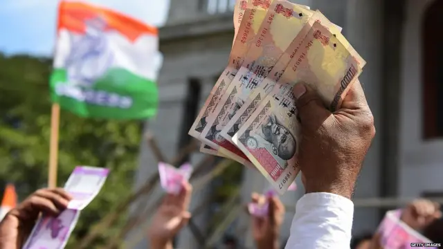 चुनावों में धनबल