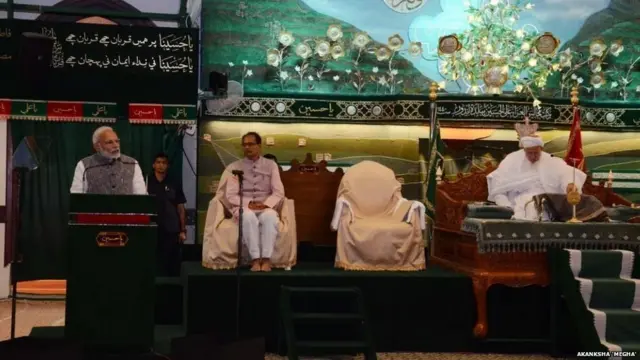 સૈયદના મુફદલ સૈફુદ્દીનને મળવા પહોંચેલા મોદી