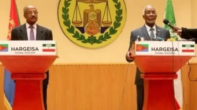 Wasiirka arrimaha dibadda dalka Eretria, Osman Saleh.