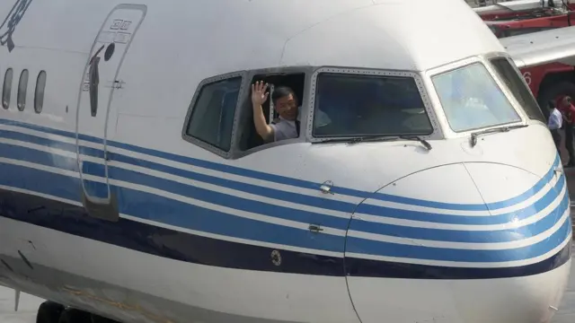 厦门航空2008年七月首次包机直飞往返台北厦门。