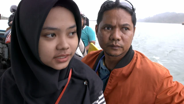 Iwan Setiawan bersama putrinya Sarah.