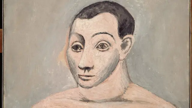 Obra: "Autorretrato", óleo sobre lienzo, Pablo Picasso, 1906