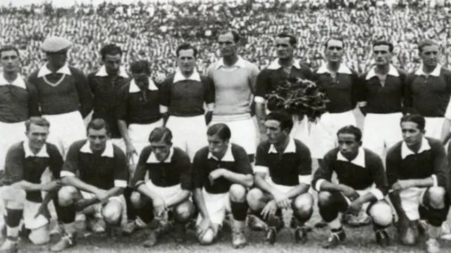 El equipo uruguayo campeón de la Copa América de 1935