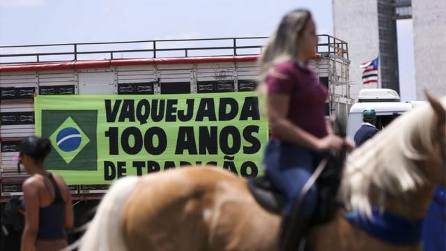 Protesto pró-vaquejadapokerstars online dinheiro realBrasília