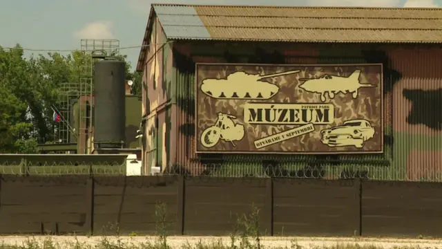 Part of Night Wolves base in Slovakia