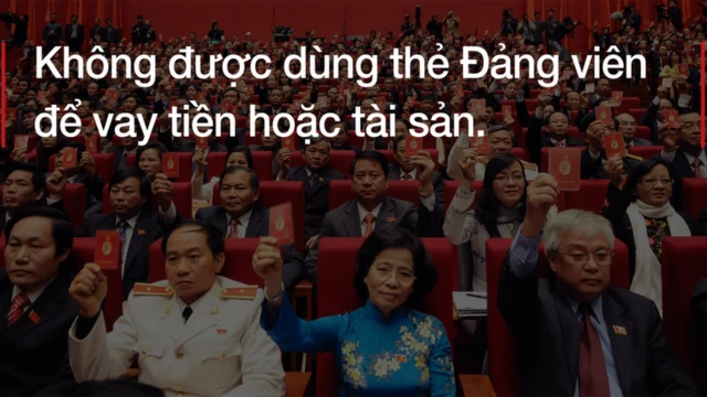 Ngoài ra, đảng viên không được làm mất thẻ đảng viên không có lý do chính đáng hoặc sử dụng thẻ đảng viên sai mục đích