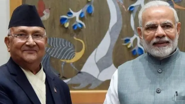 મોદી અને નેપાળના નેતા
