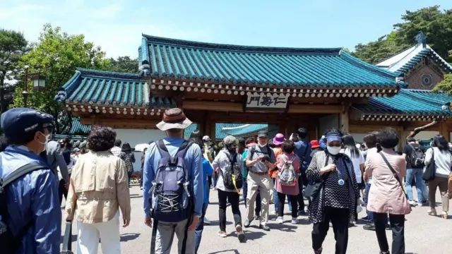 청와대 개방 첫날 방문객