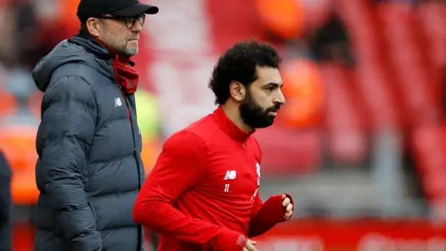 liverpool klopp and mo salah