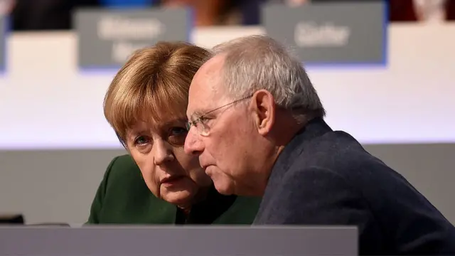 Ангела Меркель, Вольфганг Шойбле