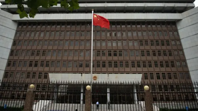 中国上海市第一中级法院大楼（资料图片）