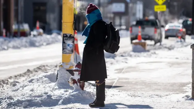 Морозы в США