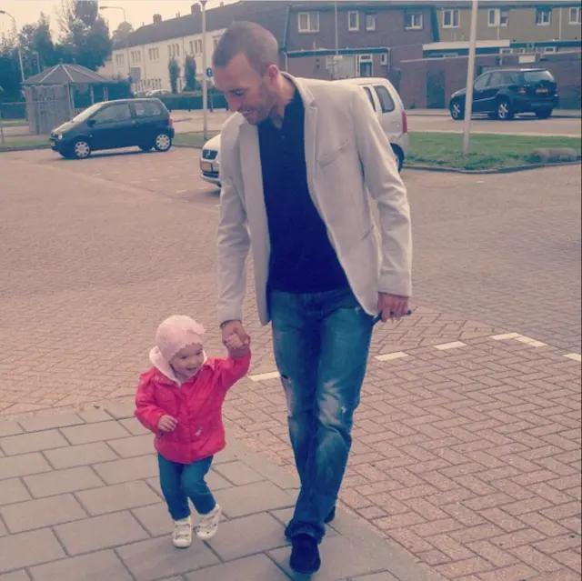 Фернандо Риксен с дочерью