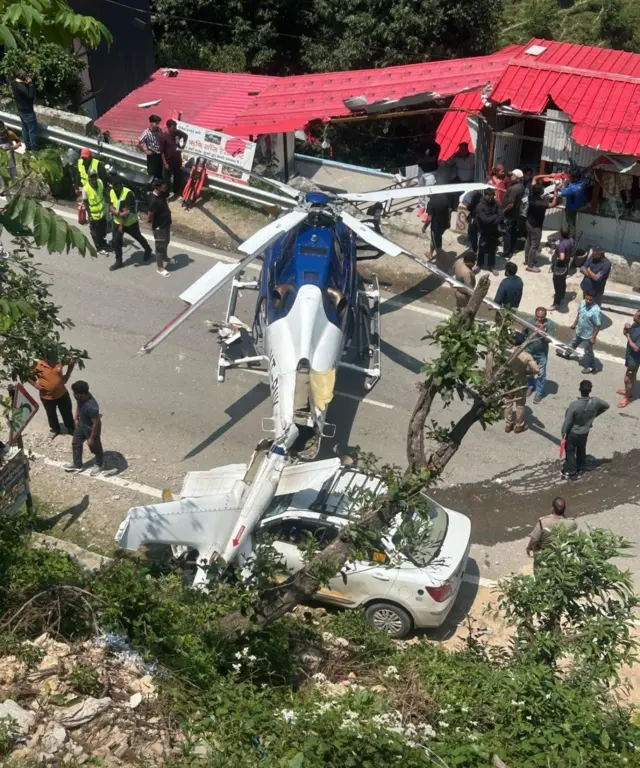 हेलीकॉप्टर हादसा 