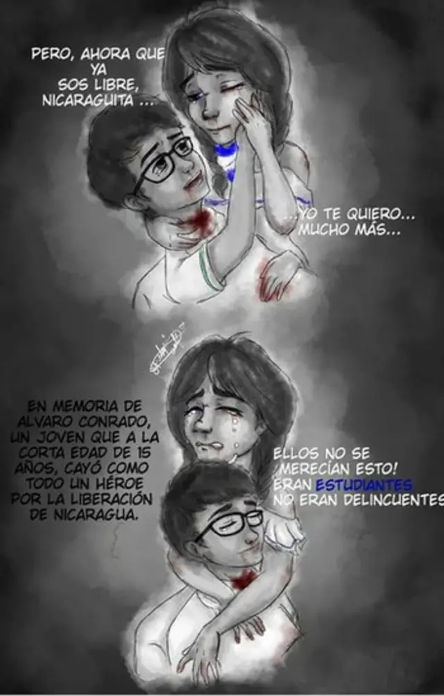 Ilustración en memoria de Conrado.