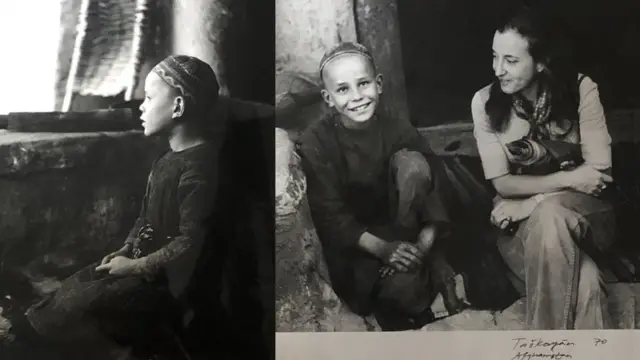 عکس پسر صباغ تاشقرغان با لی در فاصله پنج سال