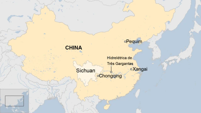 Mapa da China