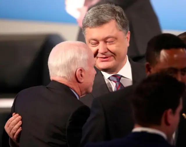 Порошенко и Маккейн