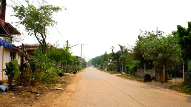 สภาพหมู่บ้านของลำดวน