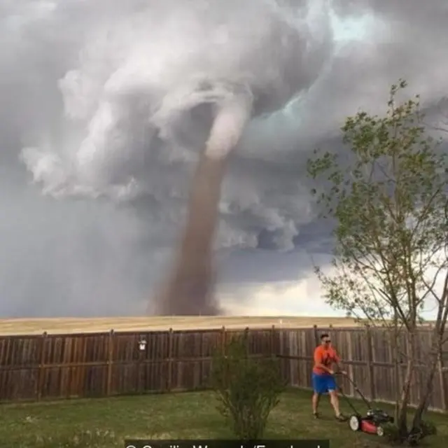 Alberta, Kanada, tornado, Wessels