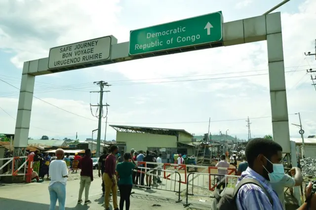 Ku mupaka w'u Rwanda na DR Congo