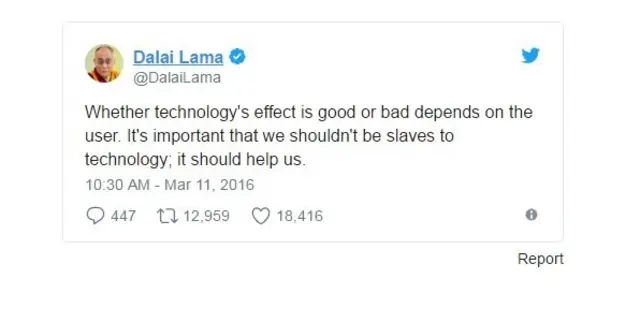 ทวิตเตอร์ขององค์ดาไลลามะ