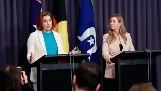 Mkuu wa usalama wa mtandao Julie Inman-Grant (kulia) hapo awali ameelezea upinzani wake wa kulazimisha marufuku