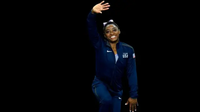 अमेरिकी जिमनास्ट साइमोन बाइल्स