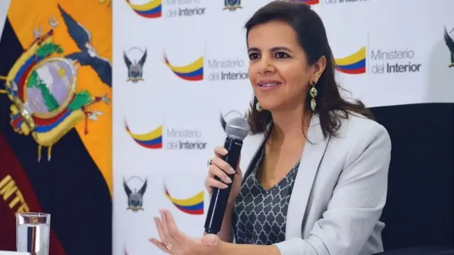 इक्वाडोर की गृह मंत्री मारिया पाउला रोमो