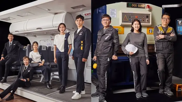 에어로케이는 승무원 외에도 정비사와 운항 승무원 등 모든 유니폼에 남녀 차이를 최소화했다