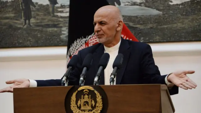 El presidente de Afganistán, Ashraf Ghani.