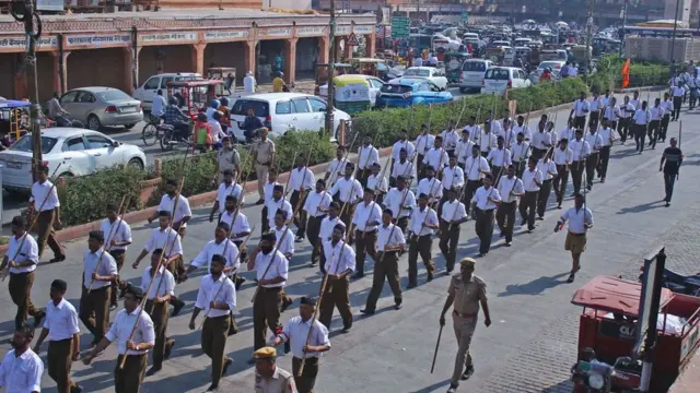 Un défilé du RSS à Jaipur