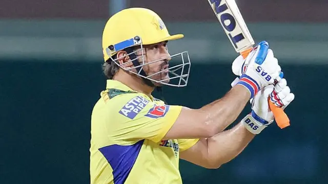 महेंद्र सिंह धोनी केवल एक रन बना सके