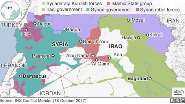 सीरियाचा नकाशा