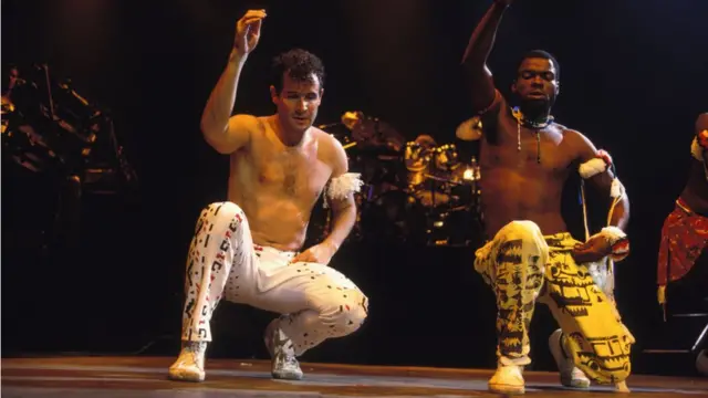 Concert de Johnny Clegg au Zénith le 9 mai 1988 à Paris, France.