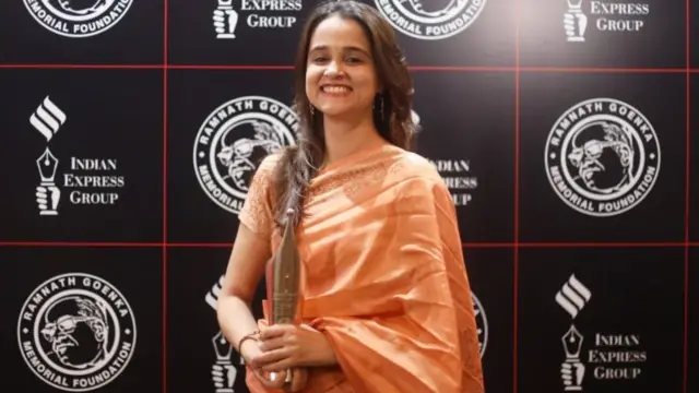 सर्वप्रिया सांगवान को रामनाथ गोयनका अवार्ड