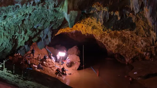 La entrada a la cueva
