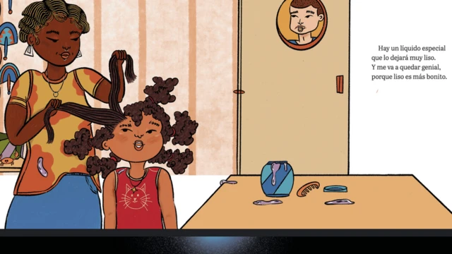 Una de las páginas del libro infantil