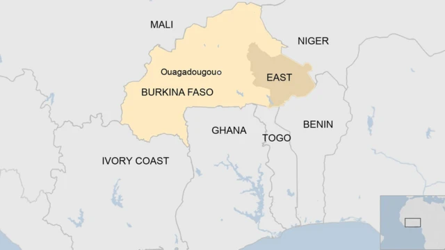 Ramani ya Burkina faso
