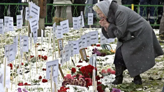 Таблички с именами погибших