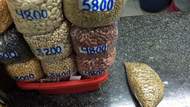 Venta de lentejas en Caracas